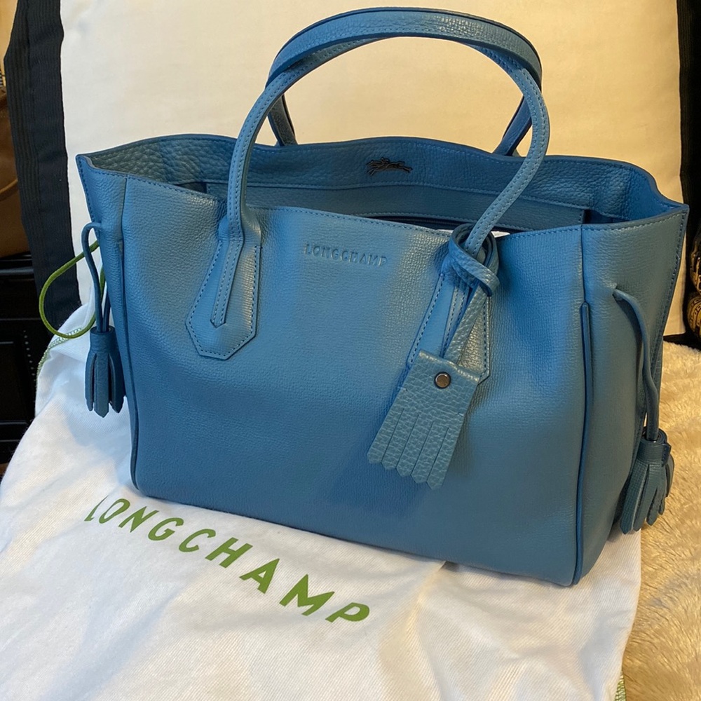 Longchamp Penelope Medium Pilot Blue